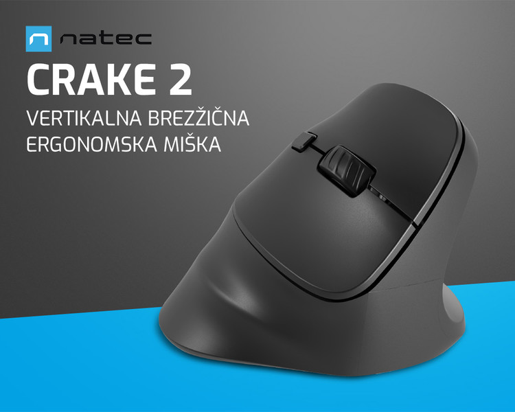CRAKE 2 - najboljša vertikalna brezžična miška!