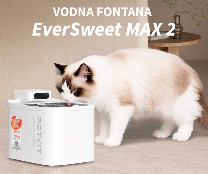 Brezžična fontana za vodo za hišne ljubljenčke EverSweet Max PETKIT