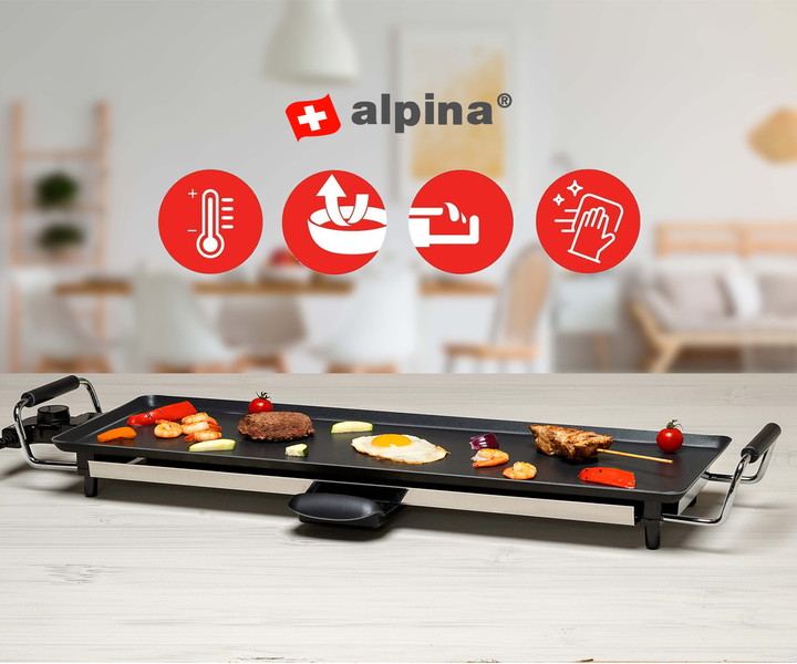 Alpina Teppanyaki - priročna prenosna žar plošča!