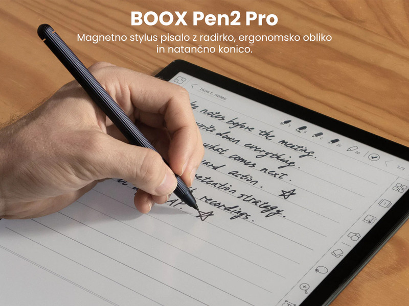 BOOX Pen2 Pro - pisalo, ki nadomesti vaše roke!