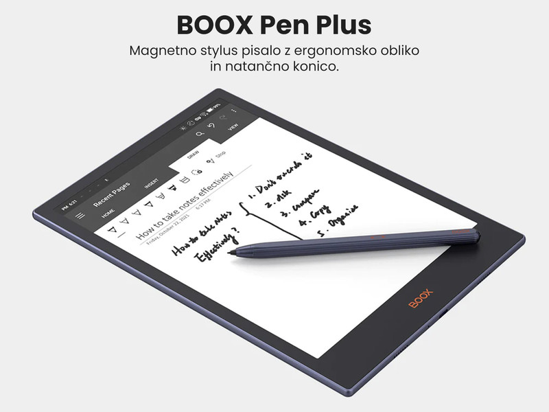 BOOX Pen Plus - pisalo, ki nadomesti vaše roke!