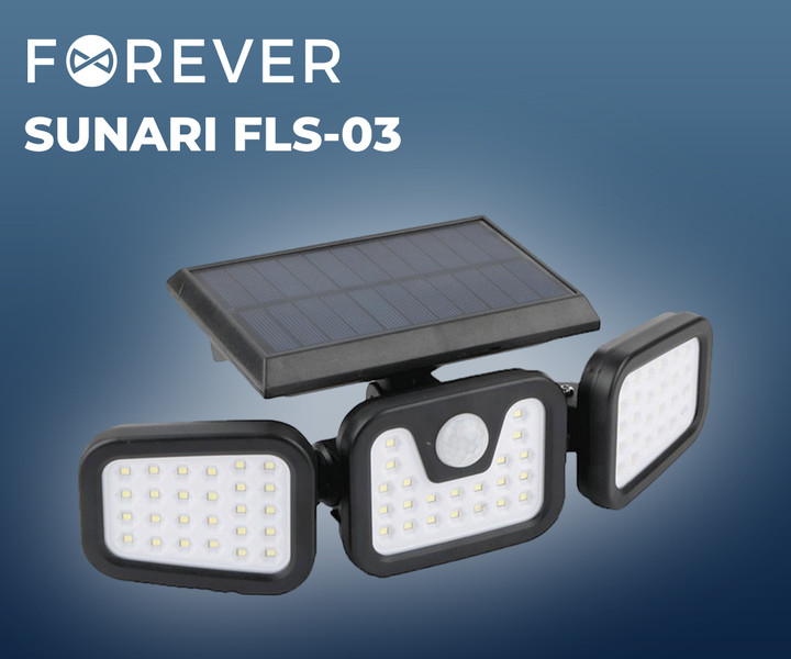 Solarni LED reflektor FOREVER SUNARI FLS-03