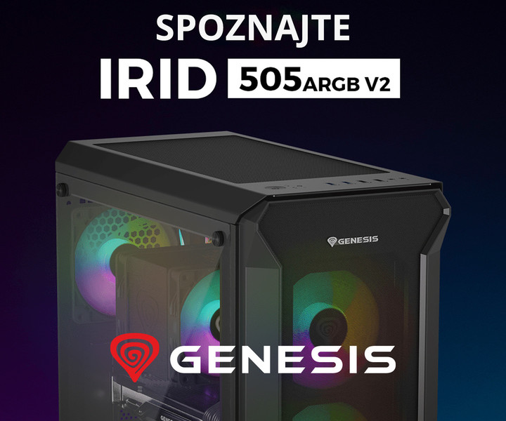 Računalniško ohišje GENESIS IRID 505 ARGB V2