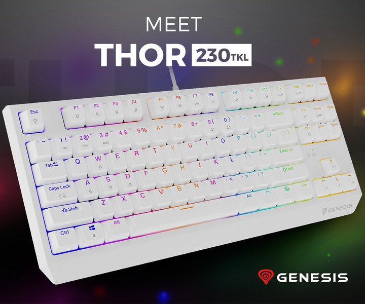 THOR 230 TKL- mehanska gaming tipkovnica