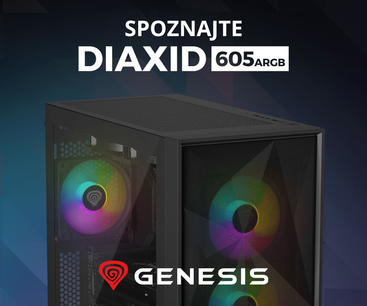 Računalniško ohišje GENESIS DIAXID 605 ARGB