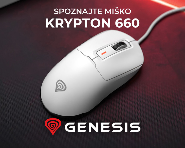 GENESIS KRYPTON 660 – najlažja žična miška na trgu!