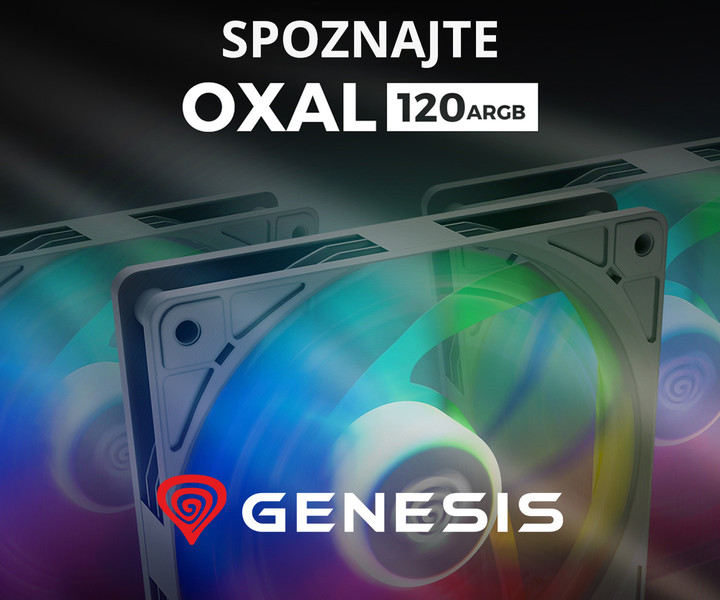 Ventilatorji za računalnik - GENESIS OXAL 120 ARGB 3-PACK