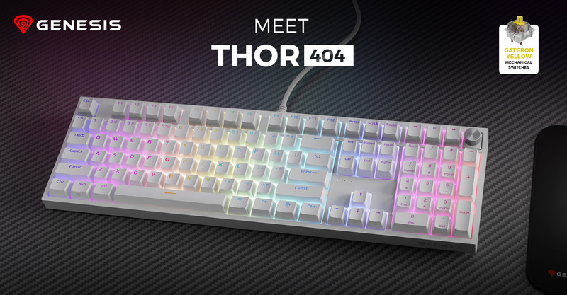 Odlična tipkovnica THOR 404