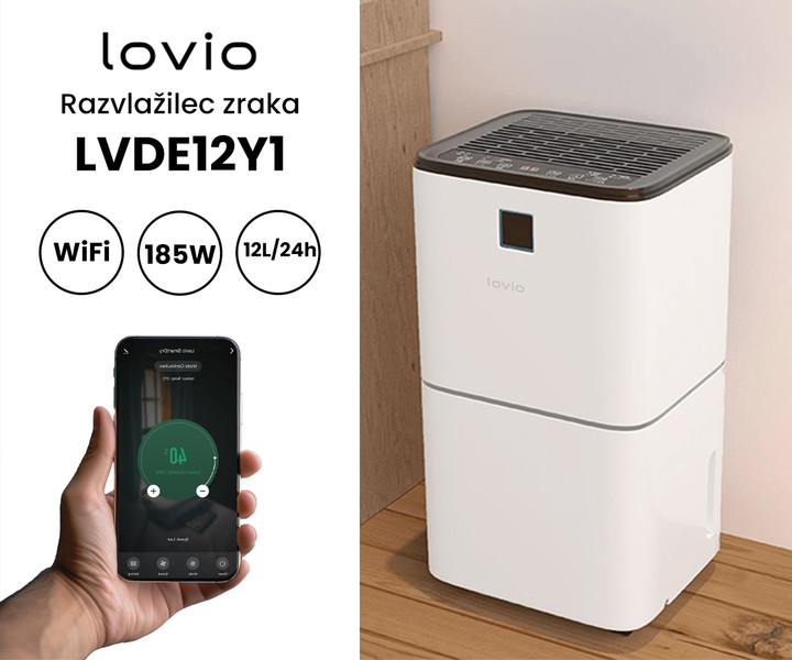 LOVIO LVDE12Y1 SmartDry – pametni razvlažilec zraka!