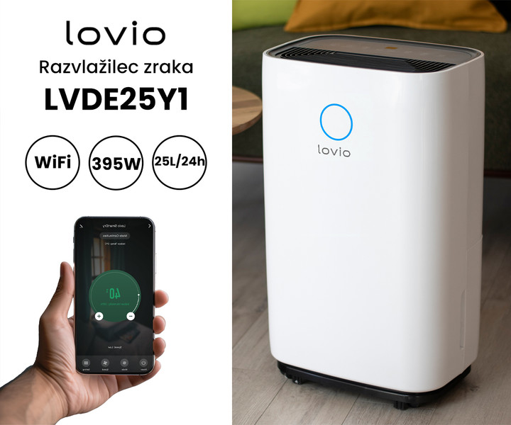 LOVIO LVDE25Y1 SmartDry Pro – pametni razvlažilec zraka!