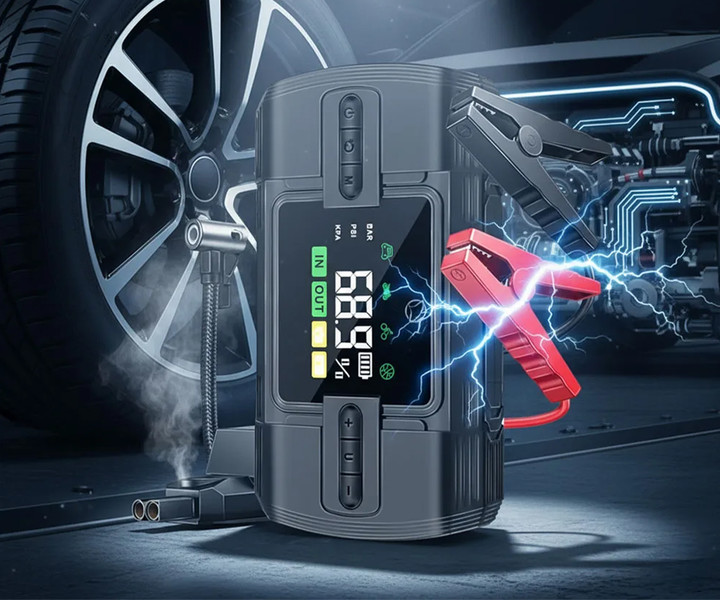 Zagonska baterija s kompresorjem