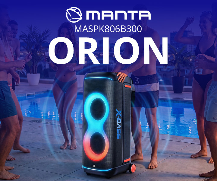 MANTA ORION – 300 W moči za pravo zabavo!