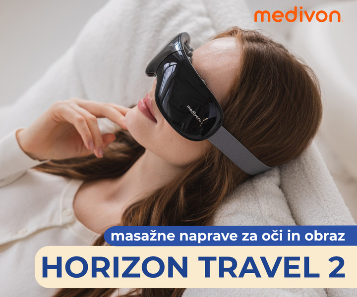 Inteligentni masažer za oči, sence in sprostitev - MEDIVON Horizon Travel 2