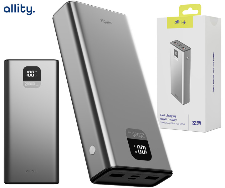 ALLITY APB-100 - 20.000mAh prenosna polnilna baterija