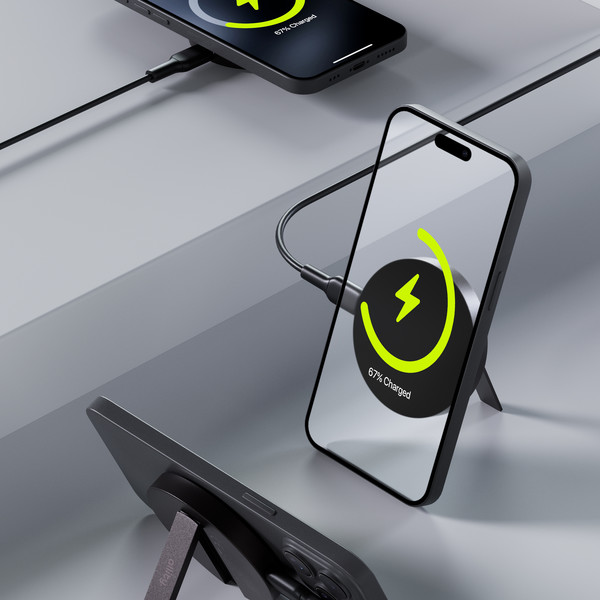 Minimalistično stojalo za telefon