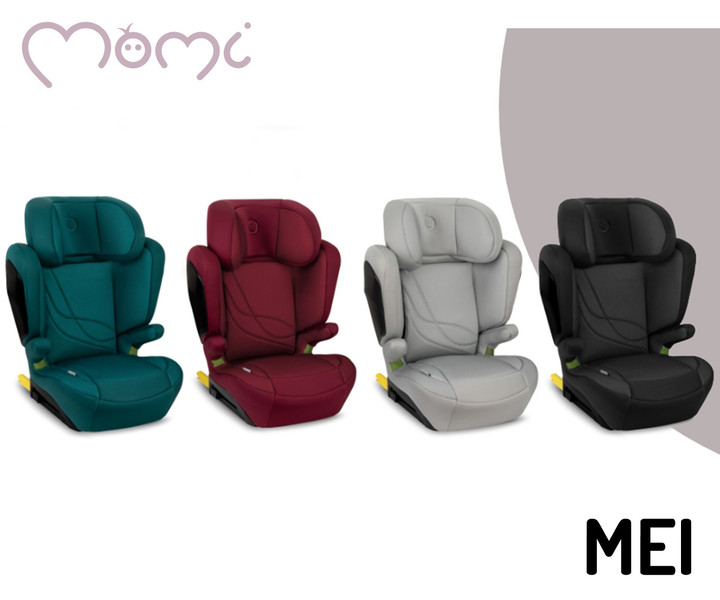 MoMi MEI - avtosedež 100-150 cm, črne barve