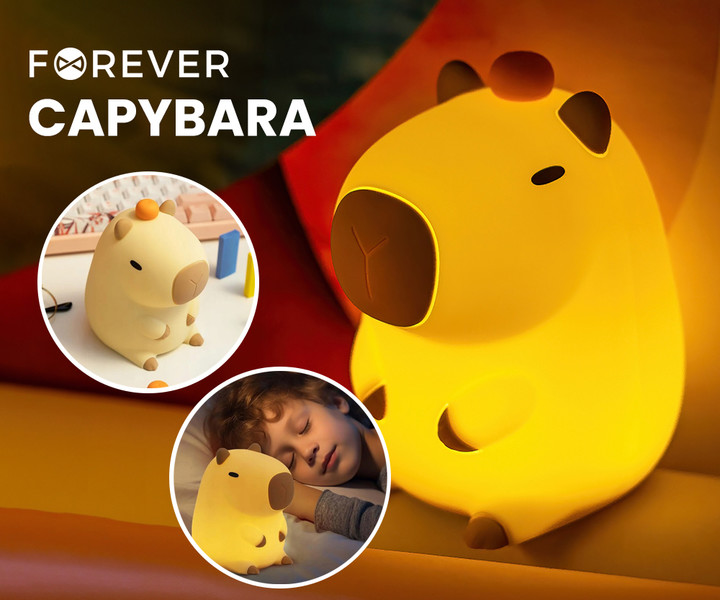 Forever CAPYBARA – LED svetilka za popoln ambient!