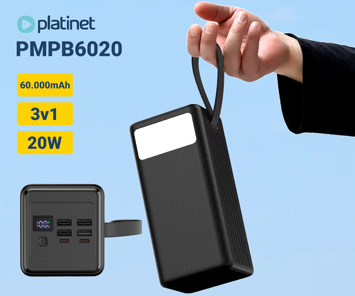 PMPB6020 – izjemen 60.000mAh powerbank!