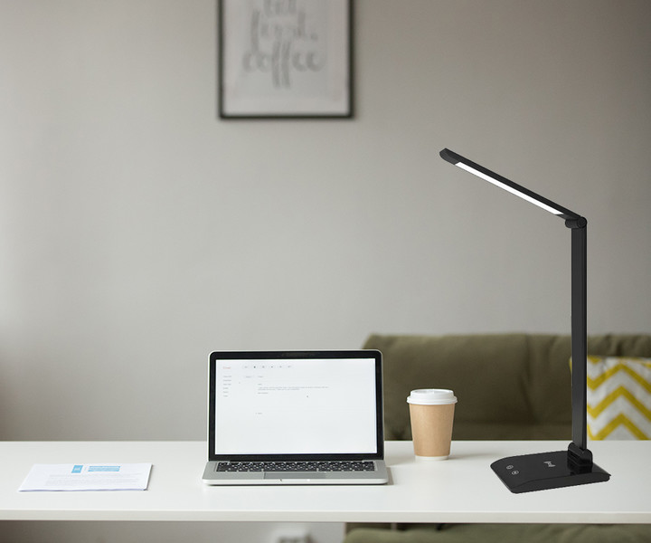 PLATINET PDL888B namizna LED svetilka, črna