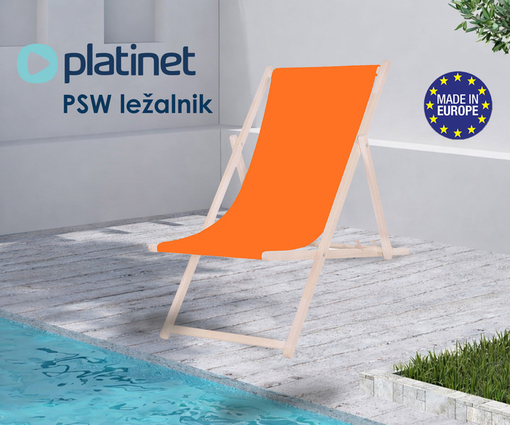 Platinet PSW - kakovosten zložljiv lesen ležalnik!