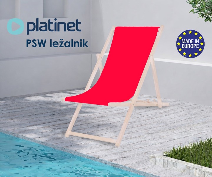 Platinet PSW - kakovosten zložljiv lesen ležalnik!