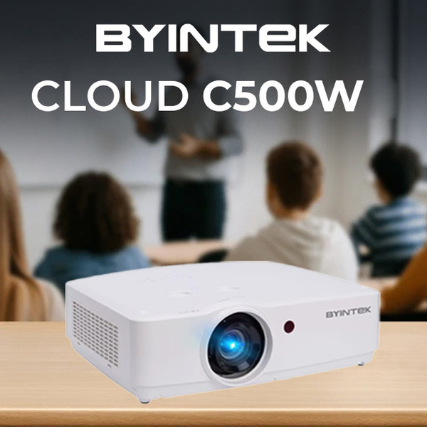 Kompakten in zmogljiv projektor BYINTEK CLOUD C500W