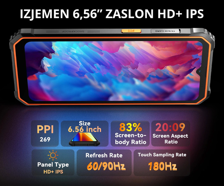 Vrhunski zaslon z odličnimi barvami!