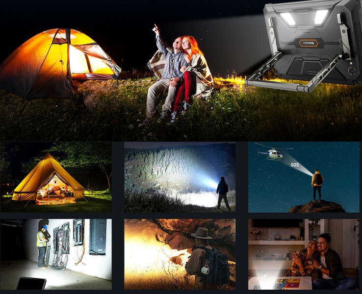 Vgrajena kamping luč s 400 lm