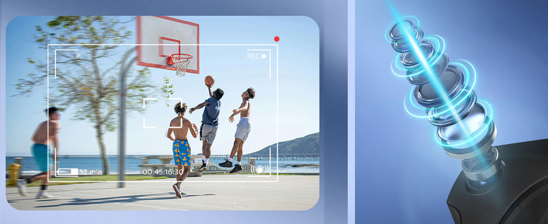 Napredna kamera za prostoročno snemanje