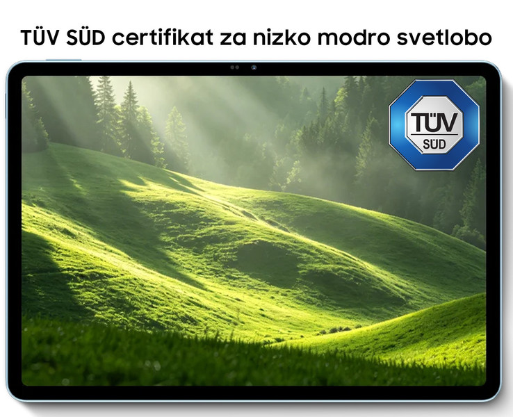 Certifikat TÜV SÜD za nizko stopnjo modre svetlobe