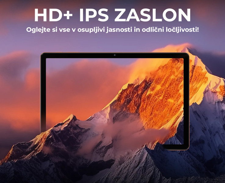 Ogromen HD+ zaslon z odličnimi barvami!