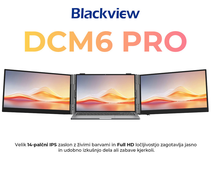 Dvojni zaslon/monitor DCM6 Pro