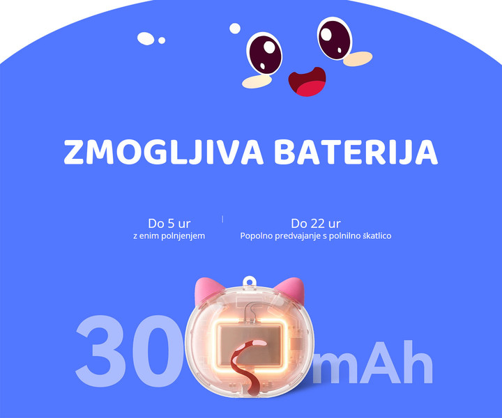 Zmogljiva baterija in hitra povezava