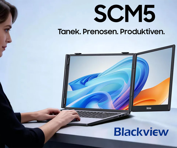 Tanek. Prenosen. Produktiven - zaslon SCM5