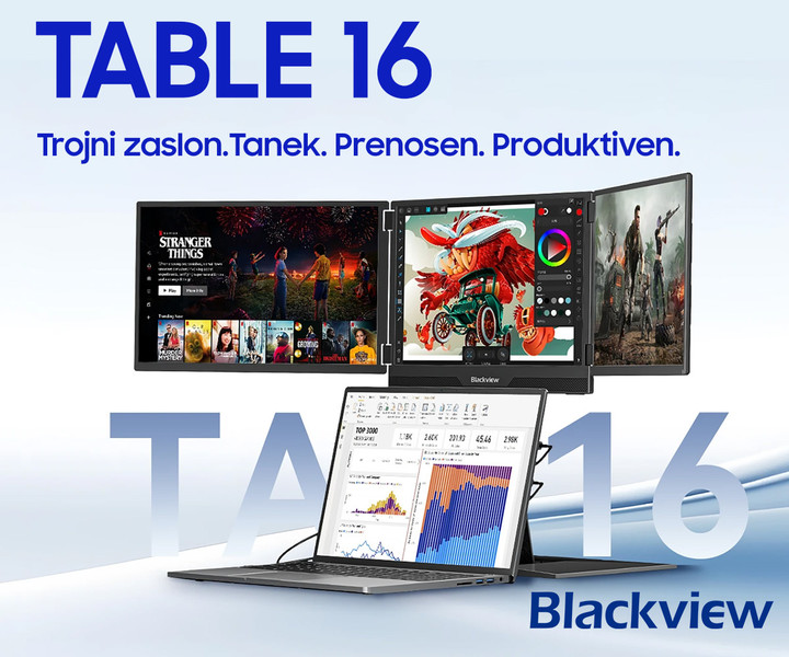Delo in ustvarjanje brez meja - BLACKVIEW TABLE 16