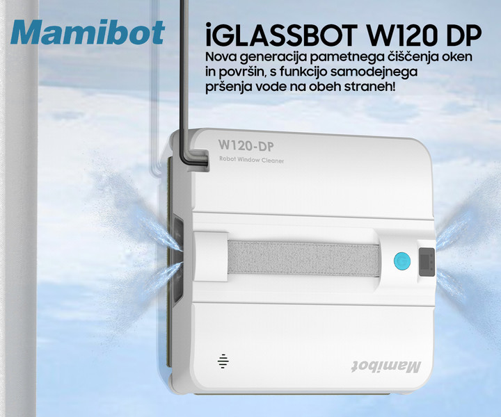 Mamibot iGLASSBOT W120-DP - pametno čiščenje!