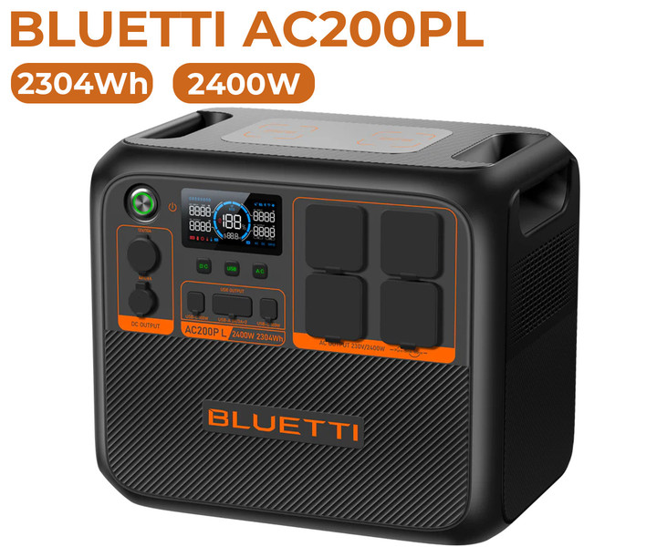 BLUETTI AC200PL - vsestranska razširljiva baterija!