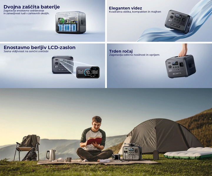 Napajanje do 6 naprav hkrati