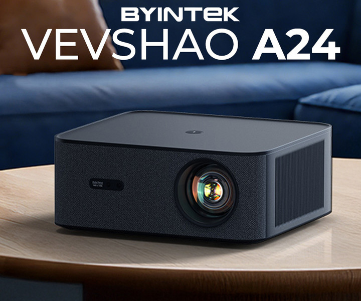 BYINTEK VEVSHAO A24 – prenosni pametni projektor