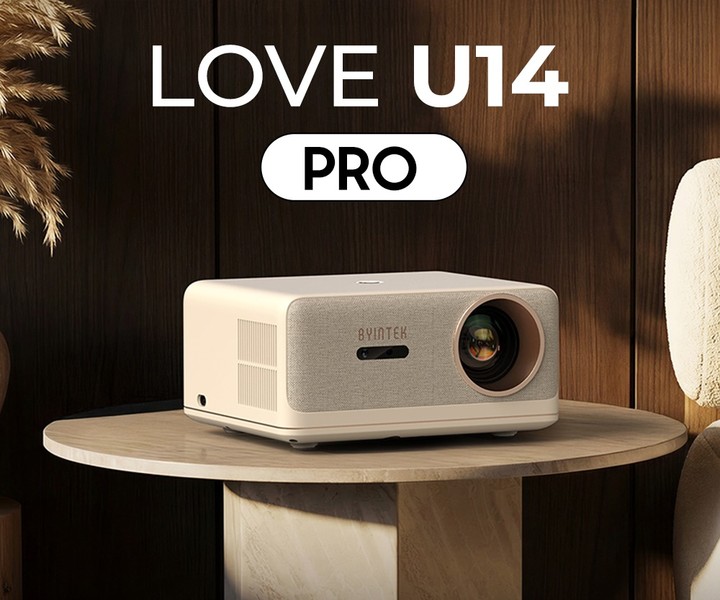 BYINTEK LOVE U14 PRO – prenosni pametni projektor