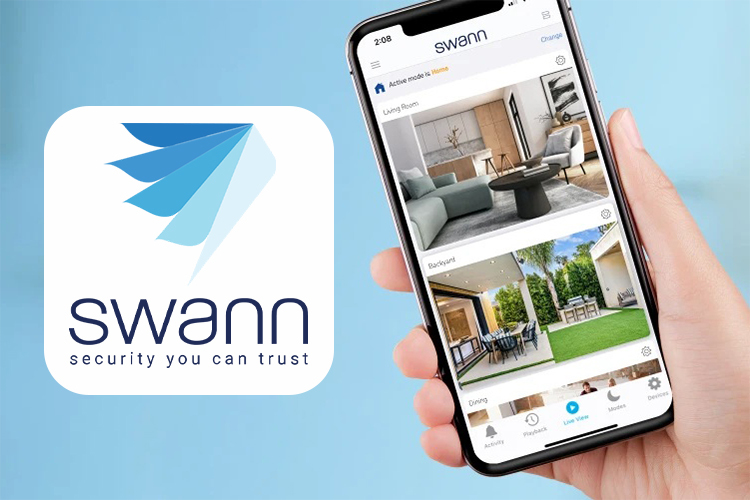 Ostanite povezani z aplikacijo Swann Security