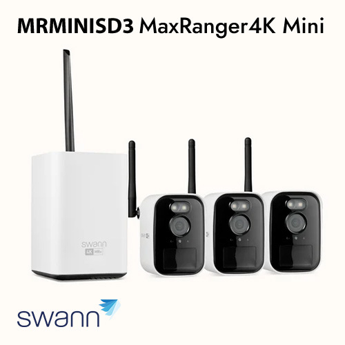 SWANN MaxRanger4K MRMINISD3 brezžični varnostni sistem