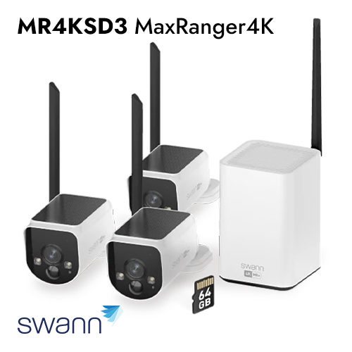 SWANN MaxRanger4K brezžični varnostni sistem