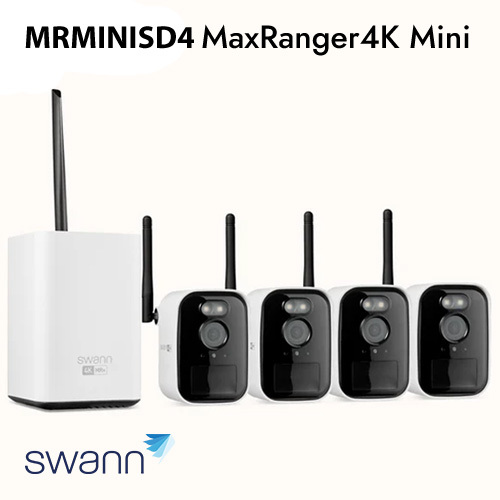 SWANN MaxRanger4K MRMINISD4 brezžični varnostni sistem