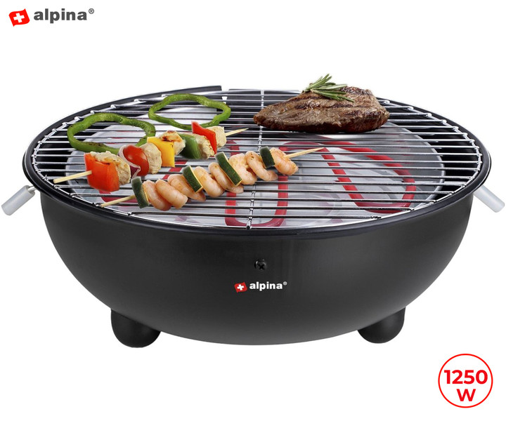 Alpina BBQ okrogel električni žar