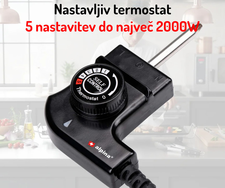 Nastavljiva temperatura za popolne rezultate