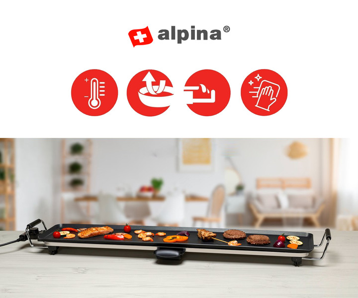 Alpina Teppanyaki - priročna prenosna žar plošča!