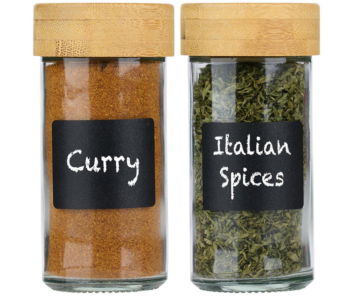 Posodice za začimbe z bambusovim pokrovom ALPINA 