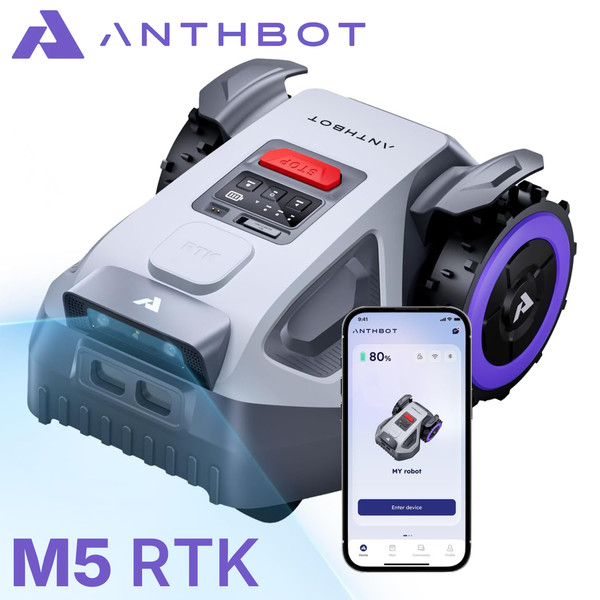 ANTHBOT M5 – kompaktna & zmogljiva robotska kosilnica!