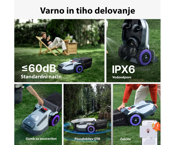Dež, hrup ali skrb pred krajo? ANTHBOT N8 je pripravljena!